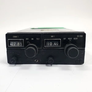 King KX170B Nav / Comm 14V P/N 069-1020-00 - Tested Working - Picture 1 of 8
