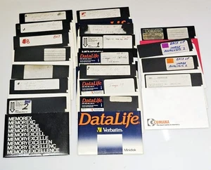Acorn BBC Micro - Lote de trabajo de disquetes de 19 x 5,25" - Fotodisco de imagen sin probar - Imagen 1 de 6