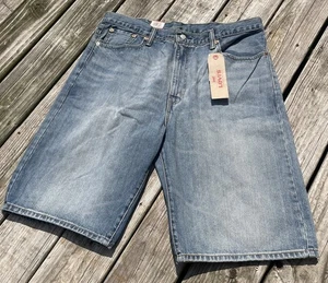 Levi’s 569 Loose Straight Blue Jean Shorts Baggy Wide Men’s Sz 38 NWT - Picture 1 of 7