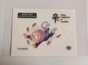 KPOP DEMON HUNTERS Nongshim Ramen Official Sticker PhotoCard #12 Huntrix Rumi - Bild 1 von 2