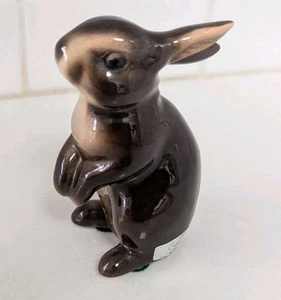 Vintage Goebel Brown Bunny Rabbit Figurine West Germany VG+ 3" Tall - Picture 1 of 7