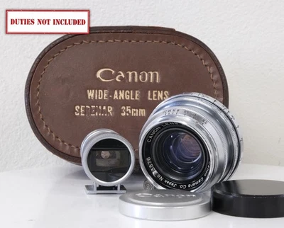 [Como Nuevo+++] Lente Canon 35 mm f2,8 L39 LTM Leica tornillo montaje telémetro de JAPÓN Foto 1 de 4