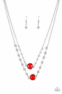 Paparazzi jewelry -Colorfully Charming - Red - Picture 1 of 2