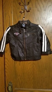 Pumpkin Patch Toddler Racer Faux Leather Jacket Sz.4 - Picture 1 of 2