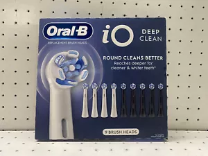 Cabezales de cepillo de repuesto Oral B iO limpieza profunda limpieza redonda mejor paquete de 9 X - Imagen 1 de 6