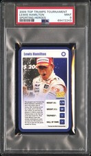 2009 Top Trumps Tournament Sporting Heroes Lewis Hamilton Rookie Card RC PSA 9