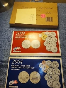 2004 U.S. Unc Mint Set.     P And D  Mints.   22 Total Coins    READ DESCRIPTION - Picture 1 of 13