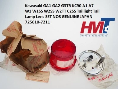 Kawasaki GA1 GA2 G3TR KC100 A1 A7 W1 W1SS W2SS W2TT C2SS Taillight Tail Lamp NEW - Image 1 of 4