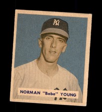 1949 Bowman #240 Babe Young - VG-EX