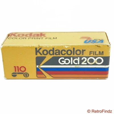 Kodacolor Gold 200 Film 110 GB 110-24 Kodak 1991 Exp. Date ISO 200/24 13x17mm - Image 1 of 4