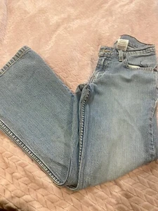 Levi Strauss Signature Jeans Flare Fit Girls Size 8 1/2 - Picture 1 of 6