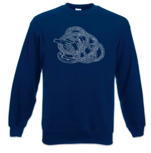 Jörmungandr I Sudadera Pulóver Serpiente Marina Valhalla Thor Odín Vikingos - Imagen 1 de 1