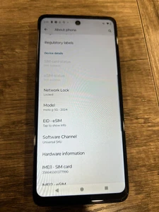 Motorola G 5G (2024) - 128GB - Locked with Metro - Photo 1 sur 3