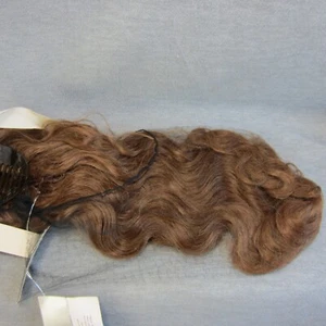 Louis Ferre Hair Wig Style 5005 Hairpiece Snap Clip Bronzed Brown Long Ponytail - Picture 1 of 7