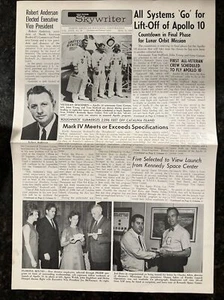 North Americal Rockwell Space Division Skywriter Apollo 10, 11 &12 Vol. 29 No.20 - Picture 1 of 4