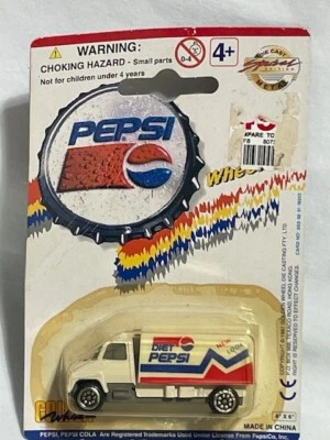 1997 Golden Wheels Diet Pepsi Delivery Truck, 1/64, NIB - Image 1 of 3