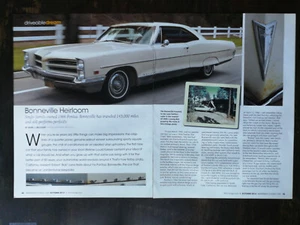 1966 Pontiac Bonneville 4-Page Original Color Article 823 - Picture 1 of 2