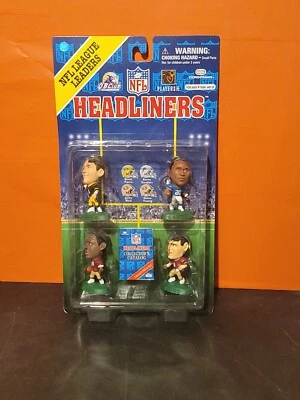 De colección 1996 Corinthian Headliner Líderes de la Liga NFL Favre Sanders Rice Young ~ Nuevo en caja Foto 1 de 2