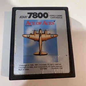 Atari 7800 Ace Of Aces 1987 Authentic Cartridge - Picture 1 of 3