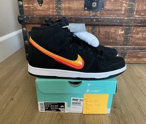 2020 Truck It Nike SB Dunk High Pro Size 11.5 BQ6826-003 Black Brand New DS - Picture 1 of 11
