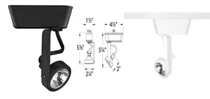 NEW WAC HHT-180 Track Lighting LOW VOLTAGE - Fits Halo Track - Pick White/Black - Picture 1 of 8