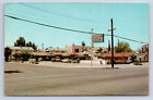 Vintage Postcard Yuma Az El Cortez Motel Old Cars Boat Vw Sign O33