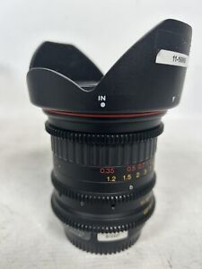 Tokina ATX Cinema 11-16mm T3 Lens Canon EF mount