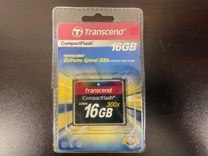 Transcend TS16GCF300 16GB 300X CompactFlash (CF) Memory Card - Picture 1 of 1