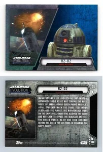 R2-D2 #75 Star Wars Evolution 2016 Topps Blue Parallel Card - Picture 1 of 1