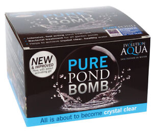 PURE POND BOMB- Evolution Aqua- Pond Bacteria Start Up Treatment- Crystal Clear