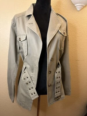 Chaqueta militar de diseñador para mujer DKNY talla mediana Foto 1 de 4