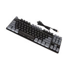 Mechanical Gaming Keyboard Multifunction 87 Keys Colorful Backlight USB Wire AGS