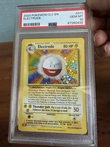 2023 Pokémon Classic Collection Electrode #11 PSA Gem Mint 10 - Picture 1 of 3