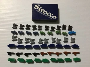 Sirocco Desert Raiders Battle Brettspiel, Ersatzteile 53 Karten & 57 Teile - Bild 1 von 4