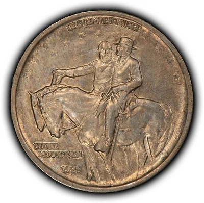 1925 50c Stone Mountain Memorial Commemorative Silver Half Dollar - SKU-C1273 - Image 1 of 4