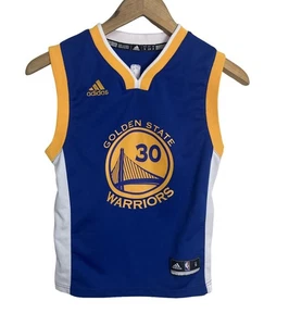 Camiseta deportiva juvenil Adidas Stephen Curry #30 Golden State Warriors talla pequeña - Imagen 1 de 5