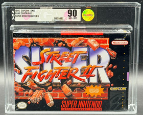 Super Street Fighter II 2 Super Nintendo SNES Sealed New VGA 90 Graded Capcom