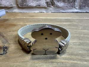 Vtg Sterling Silver TOUS DOUBLE FIGURAL TEDDY BEAR Bracelet & Necklace Pendant - Picture 1 of 9