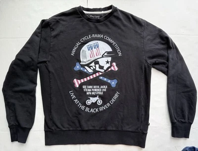 Play Cloths Men’s Long Sleeves Crew Neck Black Size XL In French Terry Cotton/po - Image 1 of 4