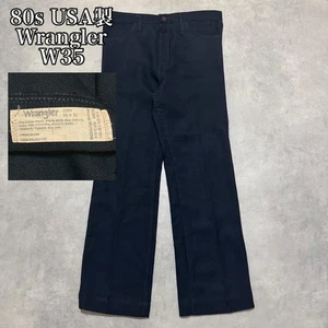 Pantalones acampanados vintage clásicos retro Wrangler W35 años 80 EE. UU. usados - Imagen 1 de 12