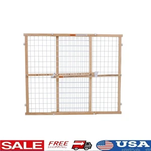 Baby Safety Gate Adjustable 30-50 Inch Easy Install No Tools Durable Barrier New - Picture 1 of 8