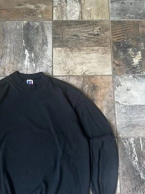 90s made in usa black russell athletic longsleeve   size xl - Image 1 of 4