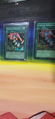 Yu-Gi-Oh Limiter Removal Spell Card Holo 1ST EDITION X2 PSV-064 VINTAGE - Image 1 of 4