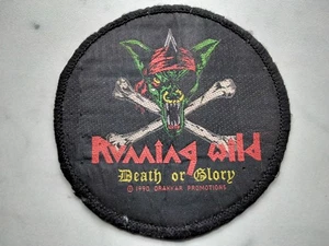 RUNNING WILD  PATCH ORIGINAL 1990 Vintage Aufnäher 9,5cm Helloween Power Metal  - Bild 1 von 3