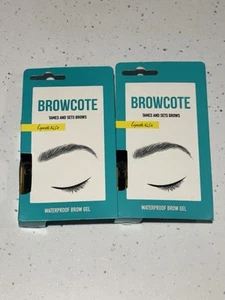 Browcote Waterproof Clear Eyebrow Gel 3.8ml X 2 New - Picture 1 of 3