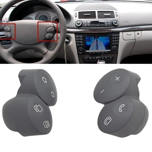 Car Deep Gray Steering Wheel Control Button For Mercedes Benz E Class W211 03-06 - Picture 1 of 5