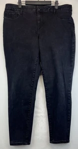 Ava & Viv Jeans - Womens Size 16 - Black - Skinny Stretch Waist (3823) - Picture 1 of 18