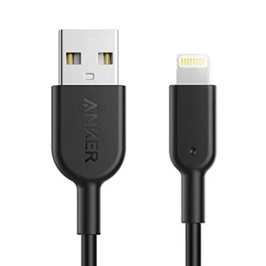 Anker USB cable for Lightning 0.9m black PowerLine II MFi-Certified durability - Picture 1 of 7