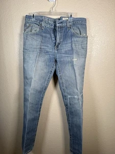 Arias Mens Jeans 33×32 Blue Denim Midrise Straight Fit Western Cowboy Workwear - Picture 1 of 6