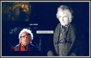 Ian Holm,  "ORIGINAL HAND SIGNED" Photograph - Signed on both images (2) - Picture 1 of 1